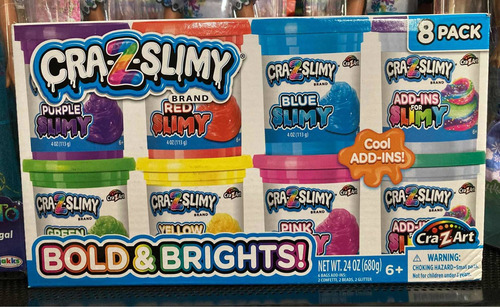 Slime Cra-z-art Cra-z-slimy Bold & Bright Multicolor