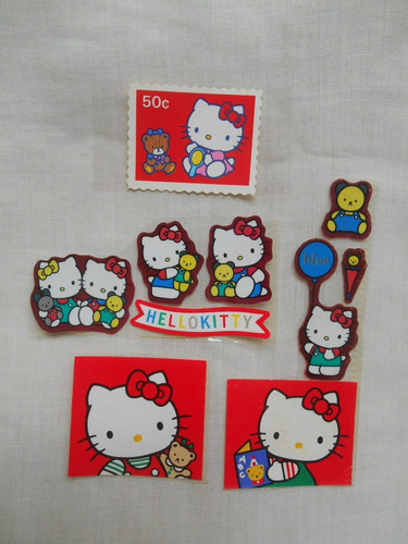 Stickers Platina Y Normales De Hello Kitty Sanrio Originales