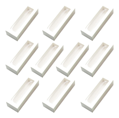 Cajas De Embalaje De Papel Para Macarrones Transparentes, 10