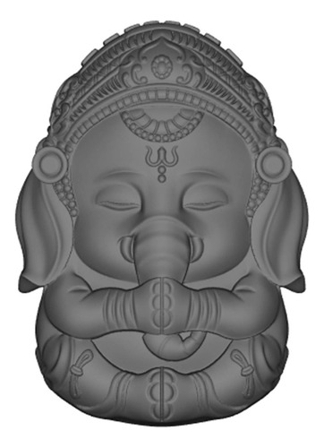 Molde De Silicona Para Velas De Jabón Ganesh 3d, Molde De Si