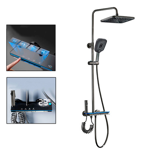 Columna Ducha Monomando Telefono Bidet Con Sensor Botones