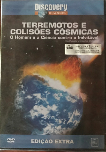 Dvd Terremotos E Colisões Cósmicas - Original E Lacrado