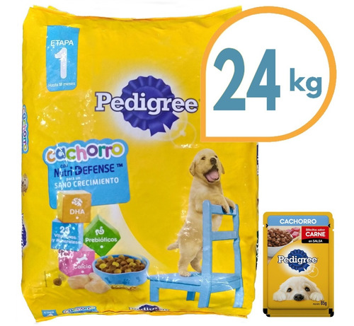 Imagen 1 de 2 de Comida Perro Cachorro Pedigree 21 Kg + Regalo + Envío Gratis