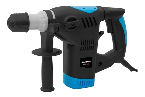 Martelete eletropneumático Gamma G1951 preto e azul-celeste frequência de 60Hz com 1500W de potência 220V