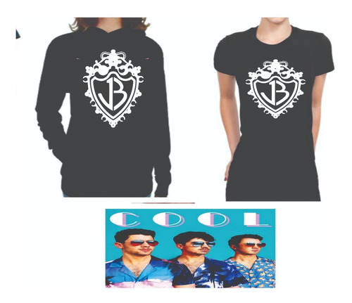 Paquete Sudadera Playera Y Cojin De Jonas Brothers