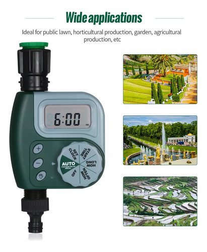 Controlador De Riego Automático Con Temporizador De Riego