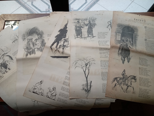 Almanaque Antiguo Avanti 1946 Óleos De Huergo Poema Fausto (Usado)