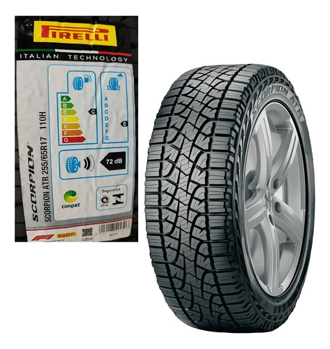 Pneu Pirelli Scorpion Atr 255/65r15 110h Índice De Carga 110