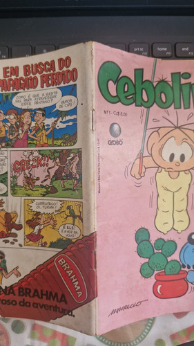 Revista Cebolinha 1 - Editora Globo - 1987 - Mauricio Sousa (Usado)