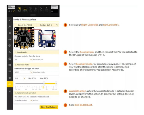 Grabador Fpv Dvr Grabador De Vídeo Y Audio Con Orificio M2