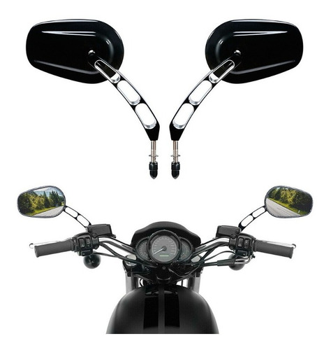 Espejos G Tracker Para Motocicleta Harley Davidson (set)