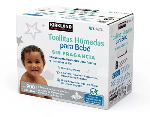 Caja De Toallitas Húmedas Para Bebé Kirkland 900 Pzas