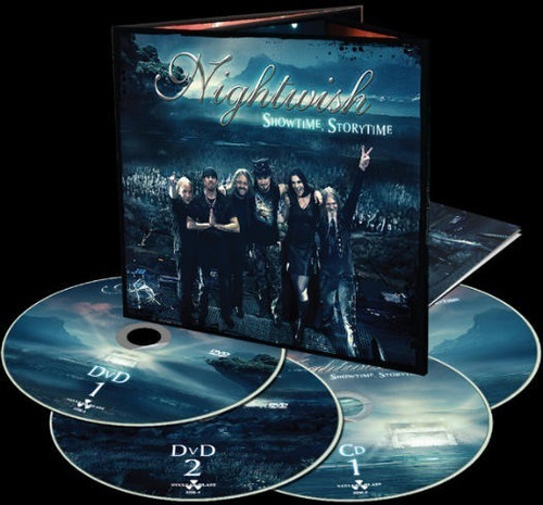 Nightwish Showtime Storytime 2dvd+2cd Imp.new Orig. En Stock