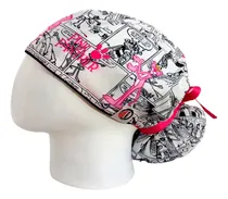 Comprar Gorro Quirúrgico Pantera Rosada  Antifluido + Lanyard 