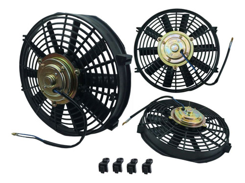 Eletro Ventilador Ventoinha Universal 10 Polegadas 12v