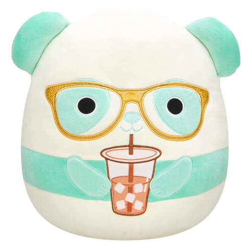 Squishmallows Original 14-inch Sissy Teal Panda With Glas...