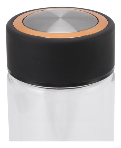 Botella De Agua Con Generador De Hidrógeno Negro Negro, 380