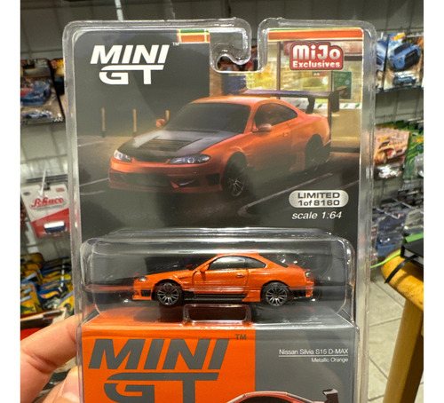 Mini Gt Nissan Silvia S15 Naranja Metalico #581