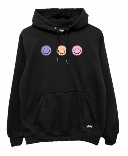 Buzo Buso Saco Hoodie Chompa Negro Premium Caritas