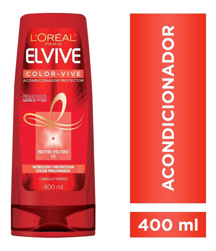 Acondicionador Color Vive X400 Ml Elvive Loreal Paris