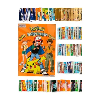 Album Pokemon Indigo League Stickers Coleccion Completa