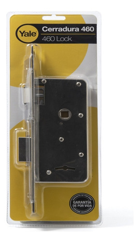 Cerradura Yale 460 4 Placas Pasador Rectangular Compatible