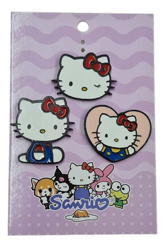 Pin Sanrio Hello Kitty X3 Pines Muy Lejano 