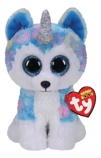 Peluche Ty Beanie Boos Helena Husky Unicornio Regular 36322