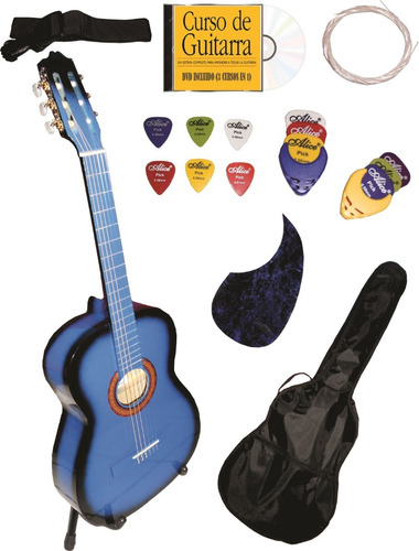 Guitarra Clásica Acústica, Excelente Kit De Accesorios.