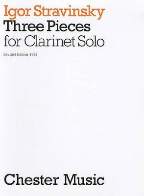 Libro Igor Stravinsky : Three Pieces For Clarinet Solo - ...
