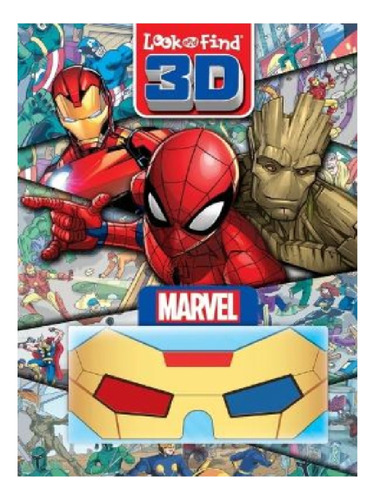 Marvel Look And Find 3d - P I Kids. Eb13