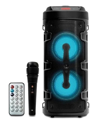 Caixa De Som Bluetooth Portátil Mp3 Usb Fm Microfone Alto