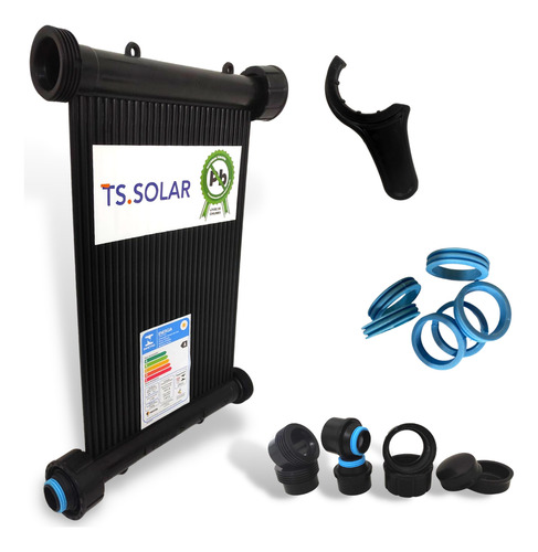 22 Placas 2mt - Coletor Aquecedor Piscinas Solar 18.000lt Fr