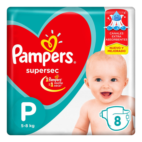 Pañales Pampers  P