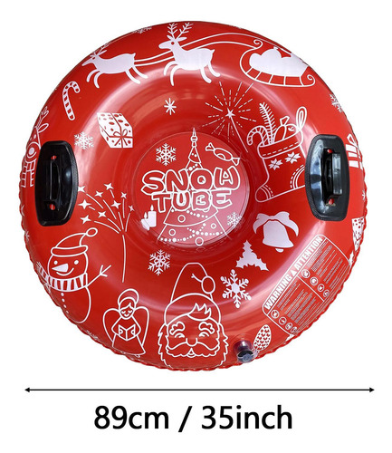 Tubo De Nieve Inflable Con Asas, Accesorios, Regalo