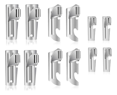 Abrelatas De 12 Piezas, Abrelatas Para Acampar Con Llaveros,