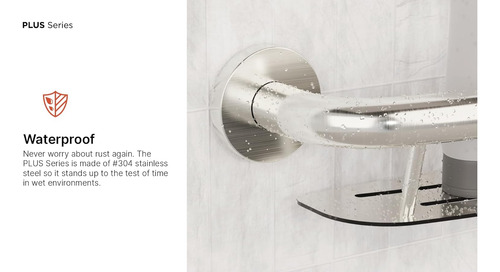 Toallero Serie Plus, Barras De Agarre Para Baño Y Ducha, Seg