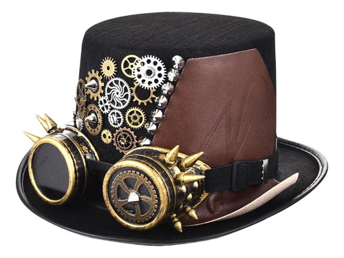 A Steampunk Negro, Accesorios Para Cabeza Del Disfraz De ,