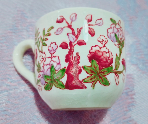 Pocillos Cafe Midwinter Staffordshire England Indian Tree Blanco Indian Tree (Usado)