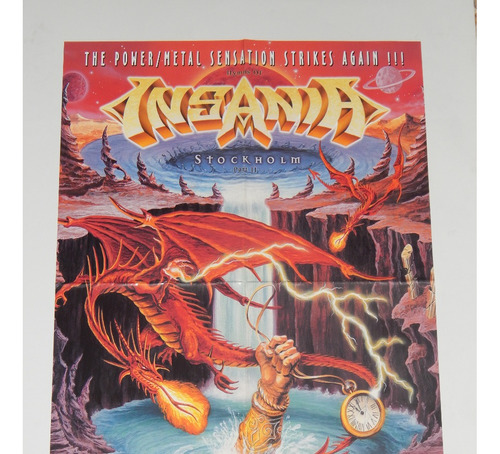 Insania Poster Original Importado Helloween Tierra San Dist1