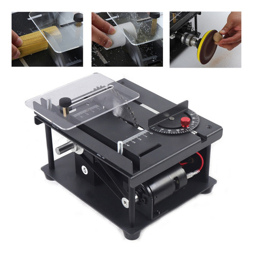 Mini Serra Bancada Hobby Multifuncional Turbo E Acessórios