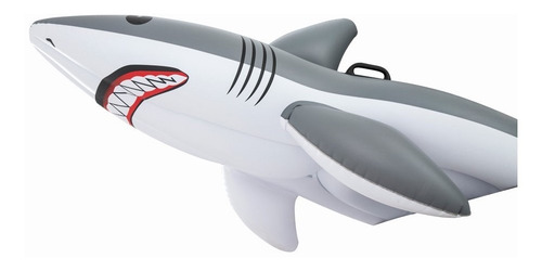 Imagen 5 de 7 de Tiburon Inflable Bestway Flotador 254x122cm 41097 - Rex