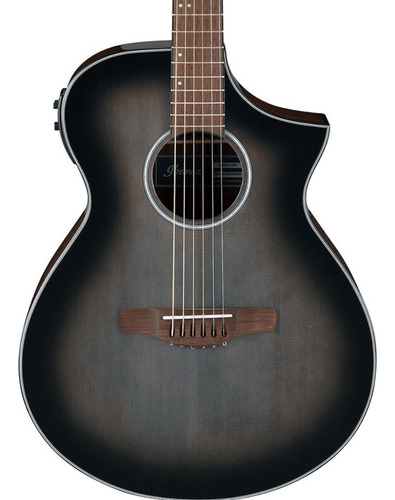 Guitarra Electroacústica Ibanez Aewc11-tcb Carbón Envio Full