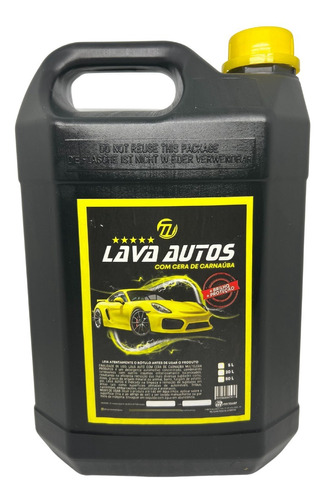 Shampoo Automotivo Lava Autos Concentrado Com Cera 5 Litros