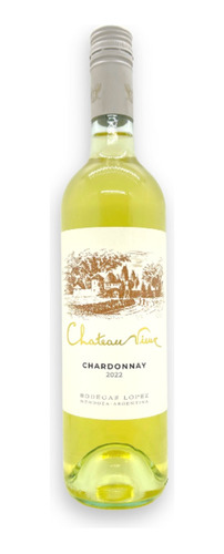 Vino Blanco Chateau Vieux Chardonnay 750ml Mendoza Argentina
