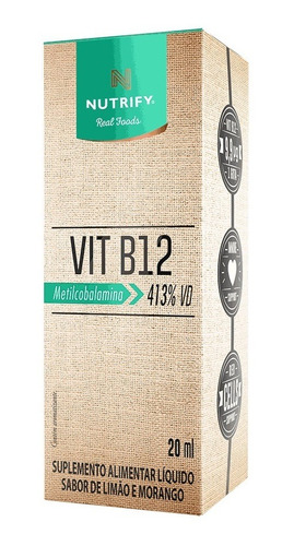 Vitamina B12 Em Gotas - Nutrify 20ml