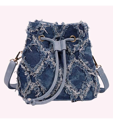Bolsa De Caramelos De Mezclilla Con Cordón Diam Para Mujer