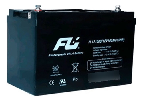  Bateria Gel Ciclo Profundo -12v 100ah Ref. Fls121000 Dc 