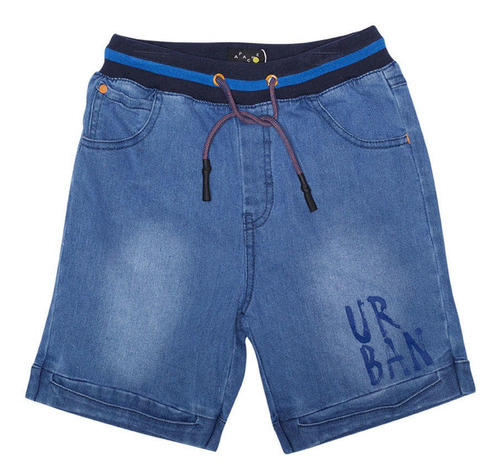 Bermuda Algodón Verano Niño Denim