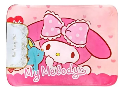 Tapete Para Baño Tipo Afelpado Hello Kitty My Melody Sanrio